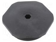 Stopper; PG48; IP54; polyamide; black; V-NE PG; Thread: PG; -20÷80°C HUMMEL