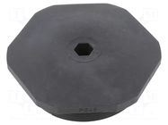 Stopper; PG48; IP54; polyamide; black; V-NE PG; Thread: PG; -20÷80°C HUMMEL
