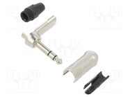 Connector: Jack 6,3mm; plug; male; stereo; ways: 3; angled 90°; PRX NEUTRIK