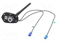 Antenna; car top,automotive; 0.2m; AM,FM,GPS; Opel; 0.45m 4CARMEDIA