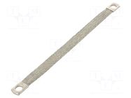 Braids; earthing tape; 10mm2; Ø1: 8.5mm; Ø2: 8.5mm; L: 0.2m HELUKABEL