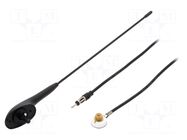 Antenna; car top,automotive; 0.45m; AM,FM; universal; 2.1m; 75Ω 4CARMEDIA