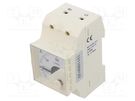 Ammeter; for DIN rail mounting; I AC: 0÷100A; True RMS; Class: 1.5 LUMEL