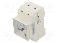 Voltmeter; for DIN rail mounting; 0÷300V; Class: 1.5; True RMS LUMEL