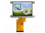 Display: TFT; 3.5"; 320x240; Illumin: LED; Dim: 77.7x64.7x4.75mm Riverdi