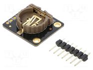 DS3231M; I2C; 3.3÷5.5VDC; RTC battery,pin strips; Kit: module DFROBOT