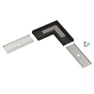 connector SURFACE10 90 deg black anod. /plastic ba