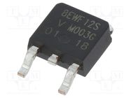 Diode: rectifying; SMD; 1.2kV; 8A; 270ns; DPAK; Ufmax: 1.3V; Ir: 4mA VISHAY