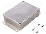 Enclosure: multipurpose; X: 93mm; Y: 119mm; Z: 34mm; 1590W; aluminium HAMMOND