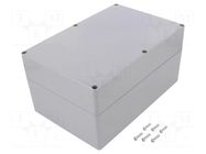 Enclosure: multipurpose; X: 160mm; Y: 240mm; Z: 120mm; ABS; IP68 GAINTA