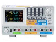 Power supply: programmable laboratory; Ch: 3; 0÷60VDC; 0÷3A; 0÷3A OWON