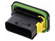 Connector: automotive; socket; male; MCP 1.5K; 60V; PIN: 18; IP67 TE Connectivity