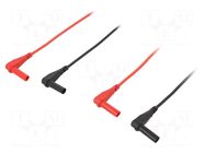 Test leads; Urated: 1kV; Inom: 10A; Len: 1.219m; insulated; -20÷55°C POMONA