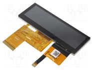 Display: TFT; 3.9"; 480x128; Illumin: LED; Dim: 105.5x37x5.2mm; RGB RAYSTAR OPTRONICS