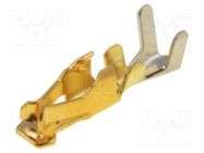 Contact; female; selectively gold plated; 30AWG÷24AWG; crimped MOLEX