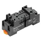 Relay socket, flat design, IP10, 2 CO contact , 12 A, Screw connection Weidmuller