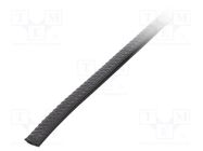 Hole and edge shield; PVC; L: 10m; black; H: 9mm; W: 6mm; industrial RST ROZTOCZE