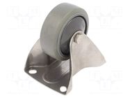 Transport wheel; Ø: 80mm; W: 32mm; H: 105mm; rigid; 90kg; WTE RADER