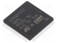 IC: STM32 ARM microcontroller; 48MHz; LQFP100; 2÷3.6VDC; STM32F0 STMicroelectronics