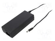 Power supply: switched-mode; 12VDC; 10A; Out: 5,5/2,5; 120W; 89% ESPE