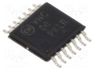 IC: digital; NAND; Ch: 4; IN: 2; CMOS; SMD; TSSOP14; 2÷5.5VDC; tube ONSEMI