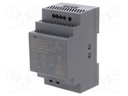 Power supply: switching; for DIN rail; 60W; 24VDC; 2.5A; OUT: 1 