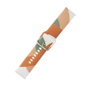 Strap Moro for Samsung Galaxy Watch 40 / 41 / 42 / 43 / 44 mm silicone bracelet watch band - pattern 3, Hurtel