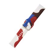 Strap Moro for Samsung Galaxy Watch 40 / 41 / 42 / 43 / 44 mm silicone bracelet watch band - pattern 8, Hurtel