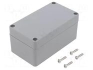 Enclosure: multipurpose; X: 65mm; Y: 115mm; Z: 55mm; ABS; light grey GAINTA