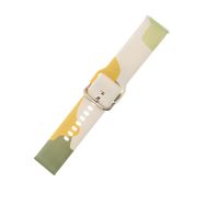 Strap Moro for Samsung Galaxy Watch 45 / 46 / 47 mm silicone bracelet watch band - pattern 14, Hurtel