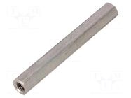 Screwed spacer sleeve; 65mm; Int.thread: M5; hexagonal DREMEC