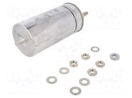 Capacitor: polypropylene; 22uF; 1700VDC; 780VAC; 40A; M12 screw KEMET