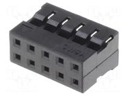Connector: wire-wire/PCB; plug; female; PIN: 10; Milli-Grid; 2mm MOLEX