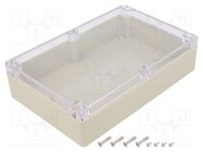 Enclosure: multipurpose; X: 146mm; Y: 222mm; Z: 55mm; Ritec; ABS; IP65 HAMMOND