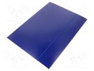 Folder; with rubber; A4; navy blue ESSELTE