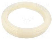 Pneumatic tubing; max.6bar; L: 25m; polyetylene; Economy; white PNEUMAT
