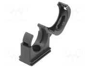 Bracket; polyamide 6; BFH; black; Size: 23; -40÷105°C PMA