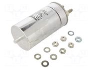 Capacitor: polypropylene; 20uF; 2300VDC; 1kVAC; 40A; M12 screw KEMET