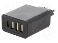 Power supply: switching; mains,plug-in; 5VDC; 27W; 98x50x29mm LOGILINK