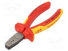 Tool: for crimping; DIN 46228,ferrule; 0.25÷2.5mm2; 23AWG÷13AWG KNIPEX