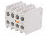 Auxiliary contacts; Series: METAMEC; Leads: screw terminals; IP20 LS ELECTRIC