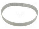 Timing belt; AT5; W: 25mm; H: 2.7mm; Lw: 545mm; Tooth height: 1.2mm OPTIBELT