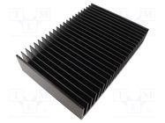 Heatsink: extruded; black; L: 200mm; W: 300mm; H: 60mm; 0.26K/W FISCHER ELEKTRONIK