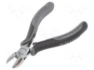 Pliers; side,cutting; ESD; two-component handle grips; 135mm KNIPEX