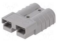 Connector: DC supply; plug; hermaphrodite; SB® 50; for cable; grey ANDERSON POWER PRODUCTS