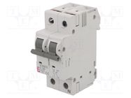 Circuit breaker; 230/400VAC; Inom: 25A; Poles: 1+N; Charact: C; 6kA ETI POLAM