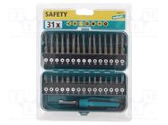 Kit: screwdriver bits; Mounting: 1/4" (C6,3mm),1/4" (E6,3mm) WOLFCRAFT
