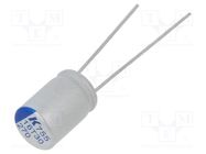 Capacitor: polymer; low ESR; 270uF; 16VDC; ESR: 15mΩ; A755; THT; ±20% KEMET