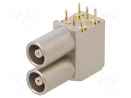 Connector: coaxial; 00; socket; female; THT; on PCBs; 4A; IP50; 50Ω LEMO
