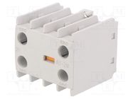 Auxiliary contacts; Series: METAMEC; Leads: screw terminals; IP20 